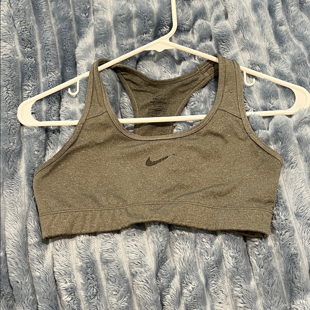 gray non padded bra